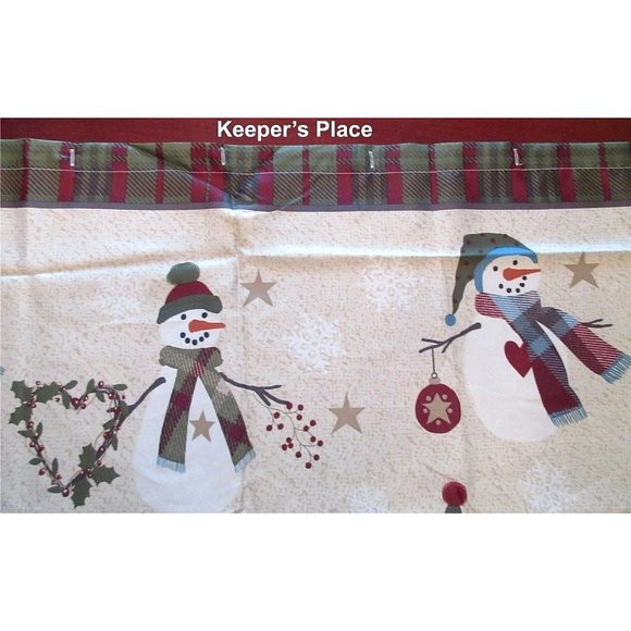 Avanti Linens Country Snowman Pip Berries Hearts - Picture 9 of 10